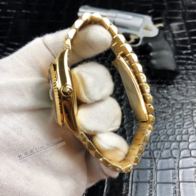 勞力士複刻手錶 Rolex星期日曆型daydate系列 36mm 全自動機械機芯女士腕表  gjs1862
